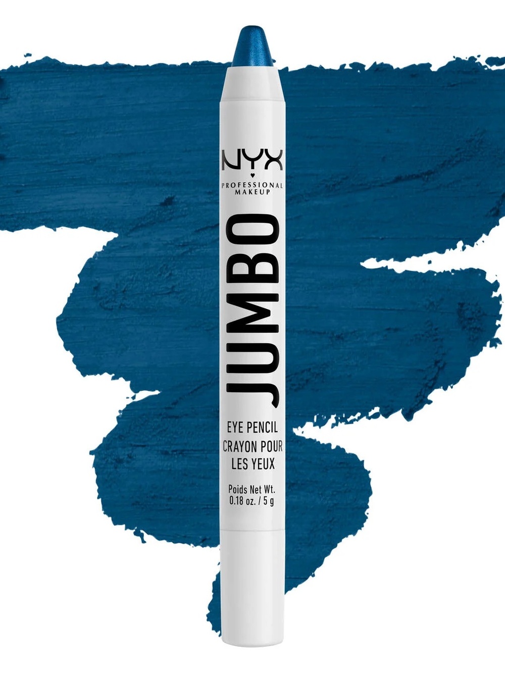 NYX Jumbo Eye Pencil All-In-One Eyeshadow Eyeliner Pencil - Blueberry Pop, NEW